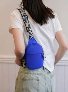 ceionkeust Bolso multifuncional unisex para el pecho/cintura, diseño anti-robo, ligero, adecuado para senderismo, correr, actividades al aire libre, bolso cruzado de moda para hombres y mujeres con correa ancha, bolsillo para teléfono móvil y monedero