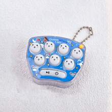 1pc Mole Whack Mini Handheld Game, Cartoon Electronic Glowing Finger Training Stress Relief Toy, Small Keychain, Mini Car Pendant, Creative Bag Keychain, Ideal Gift For Teenagers, Christmas - Multicolor - View 16