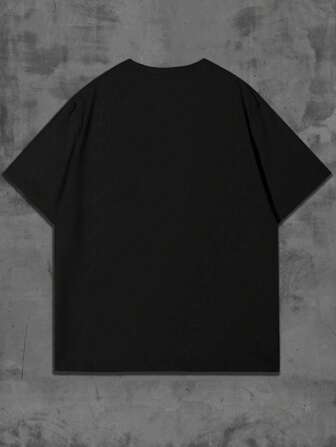 Anpassad kortärmad t-shirt för män, anpassad med självporträtt/bebis/vän/idol/par/familj/fest/skol/sport/husdjur/kärlek fotoutskrifter, present till pojkvän dekorativ, Dawg snygg, mode, hipster, kontrakterad, enkel kostym, blygsam mode, minimalistisk chic, avslappnad anpassning, unik, personlig perfekta presenter till honom familj, pojkvän, vänner, barn