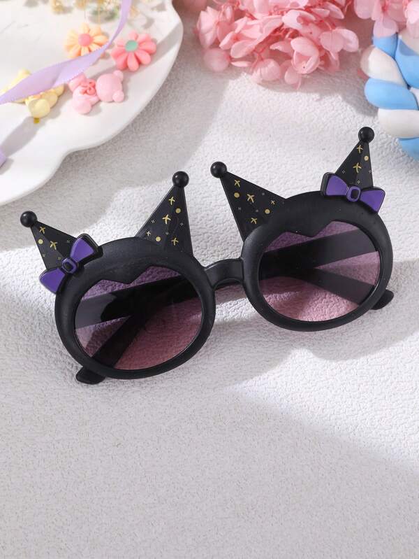1 Pc Girls Princess Bowknot Fashion Glasses, Fashion Kids Eyewear For Runway Show, Spring Travel, Cross-Border
