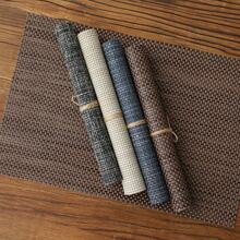 1 件装餐垫桌垫防滑防烫隔热家用北欧餐垫 PVC 餐桌垫防水垫 - 彩色 - 查看 7