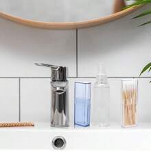2025 New 3pcs Travel Portable Transparent Storage Box - Mini Organizer For Cleaning Swabs, Bandages & Toothpicks, Dustproof
