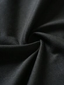 Camiseta de graduación del máster 100% algodón, camiseta gruesa de algodón de 220 g para mujer - Negro - Ver 7