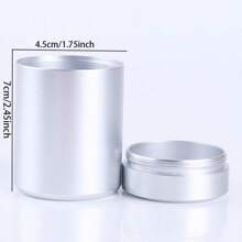 Mini Metal Box, Stainless Steel Tea Can, Small Travel Portable Container, Sugar Coffee Can, Organizer, Protein Container, Vase
