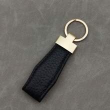 1pc Customized Text Fashion Leather Car Key Chain