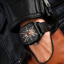 3PCS Gift Set, Including Watch, Sunglasses, Wallet, A Unique Combination For Men To Exude Your Charm - Black - View 9