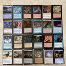 108 sztuk czarnych rdzeni Magic The Gathering Karty P9 Dual Land Fetch Land Shock Lands Karty Proxy