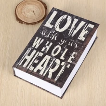 1pc 18cm/24cm Mini Safe Box Book Money Hide Secret Security Safe Box With Lock Money Safe Book Key Lock Money Cash Box Certificate Key Locker Book Kid Gift Book Hidden Secret Combination Lock Hidden Box Security Lock Key Lock Strongbox Steel Simulation Book New Fashion - Multicolor - View 14