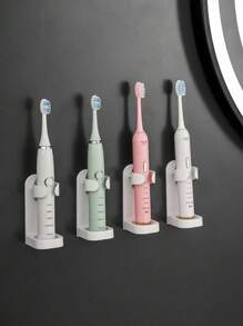 2 Giá để bàn chải đánh răng điện không cần khoan, giá để bàn chải đánh răng treo tường, đựng được 2 bàn chải, trang trí phòng tắm, trang trí mùa thu, trở lại trường - Nhiều màu - Xem 9