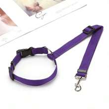 1pc Multifunctional Pet Car Seat Belt And Safety Harness, Safe Travel, Adjustable Dog Seat Belt Collar Pet Accessories