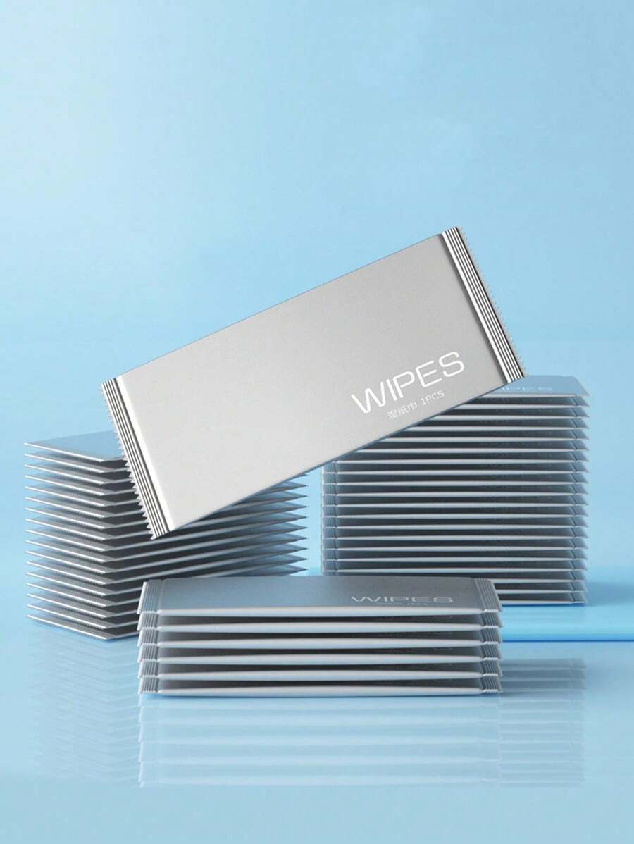 20/200 piezas de toallitas húmedas personalizadas y empaquetadas individualmente - Multicolor - Ver 1