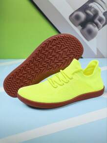 Scarpe sportive piatte in stile di coppia, suola in gomma antiscivolo senza suola, scarpe traspiranti e confortevoli, sottile suola interna per sport e fitness, larghezza punta ampia, scarpe da corsa per sport all'aperto, scarpe casual morbide e traspiranti