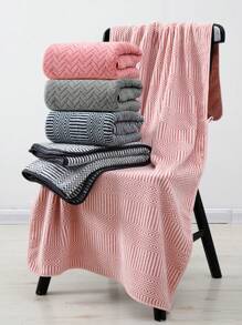 2pcs Towel Set - 70x140cm/27.56x55.12 Inch - Made Of Coral Fleece - Absorbent Quick-Dry, Non-Shedding, Non-Fading - Ultra Soft & Skin-Friendly - With Hanging Loop For Easy Hanging - Bath Towels For Bathroom, Bedroom, Pool, Gym, Camping, Holidays - Wheat Ear & Ionic Lucky Pattern Solid Abstract Design - Suitable For All Seasons Mother's Day Flowers, Personalized Gifts For Mom, Last Minute Gifts, Mother's Day Ideas, Mothering Sunday Gifts, Handmade Cards For Mum, Best Mother's Day Gifts Under $50