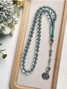 1 pieza Conjunto de 45 cuentas de oración de 10mm Tasbih pulsera, para el culto diario