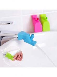 3 Extensor De Silicona Para Grifo Llave De Agua Colores - Multicolor - Ver 2