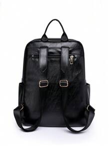 Mochila de viaje de mujer de moda con gran capacidad y compartimento para laptop, mochila de estilo callejero para estudiantes
