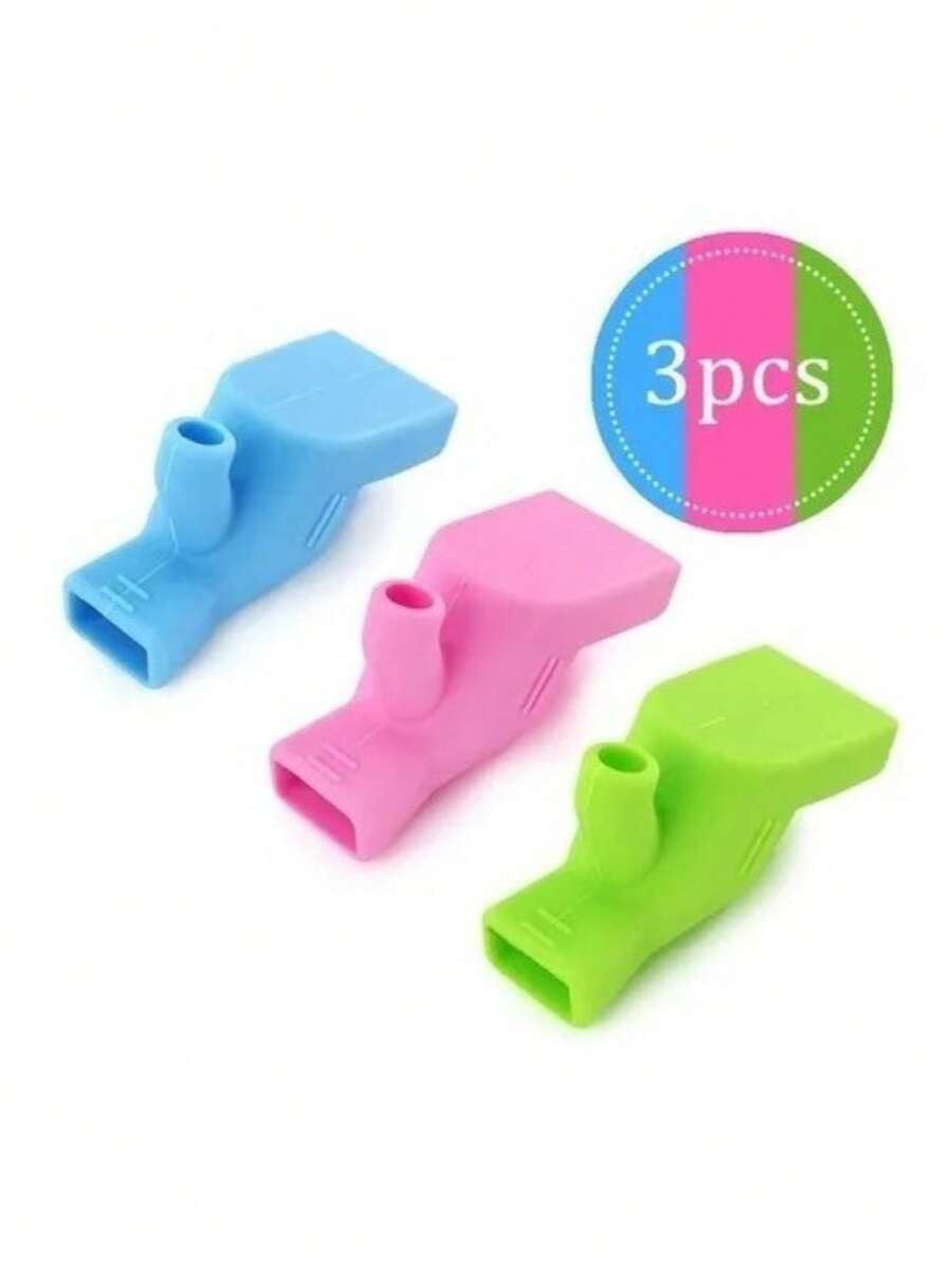 3 Extensor De Silicona Para Grifo Llave De Agua Colores - Multicolor - Ver 1