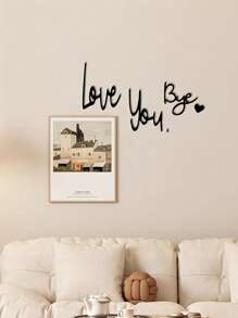 Wooden Love You Bye Sign Above Door, Love You Bye Door Topper, Love You Bye, Love You Bye Sign, Love You, Bye Sign, Love Signs For Home Decor, Love You Bye Wall Decal