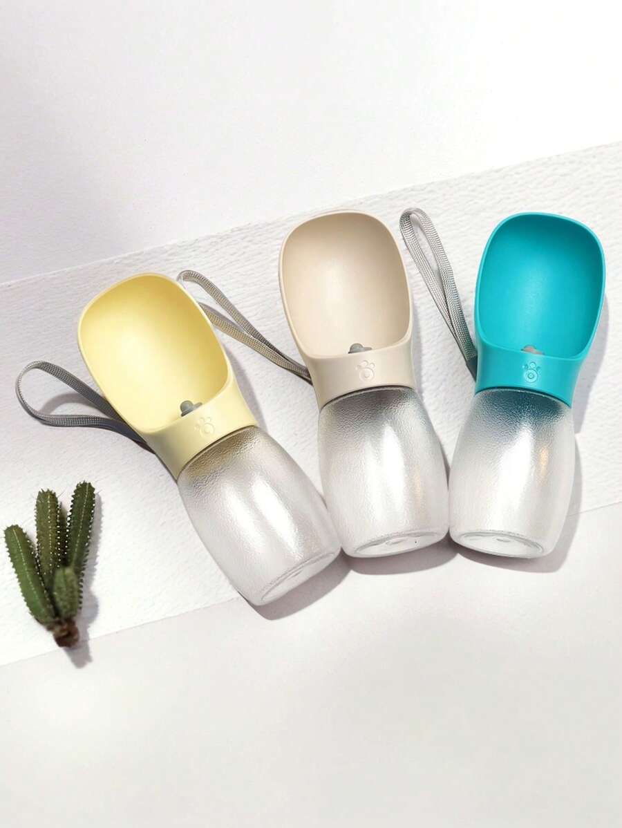 狗用水瓶，防漏便携式宠物狗用水瓶，带饮水器，适合旅行的小狗饮水机 - 彩色 - 查看 1
