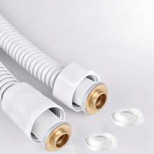 1pc Stainless Steel Anti-Explosion Shower Head With Hose And Water Pipe Accessories For Bathroom Water Heater