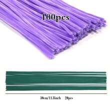 Value Pack 100/120/800 Pcs Macaroon DIY Pipe Cleaner Projects, Pipe Cleaners+Green Floral Stem Wire, 7 Colors Multi-Color 11.81*0.6 Chenille Stems, Pipe Cleaners Stems For Art And Craft Projects Creative DIY Decorations, Educational Crafts For Every, Pipe Cleaner Sculpture Ideas, Seasonal Pipe Cleaner Crafts, Best Chenille Stems For Crafting, Creative Uses For Chenille Stems ﻿