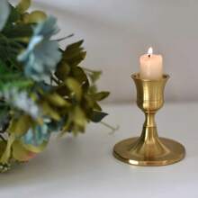 3pcs Metal Candle Holders, Perfect For Table Decor, Suitable For Christmas, Halloween, Dinner Party, Wedding, Anniversary, Birthday, Elegant Centerpiece For Theme Events (Candles Not Included) Gifts Graduation