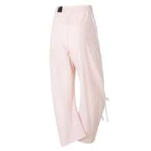 Adidas Quần dài thể thao DANCE WOVEN dành cho nữ, Quần chạy bộ thể thao thường ngày JY7667 - Hồng nhạt/trắng - Xem 2