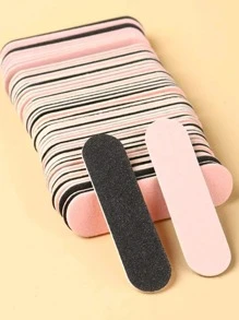100 Mini Nail File, Double-Sided Nail Polisher, Lovely Female Nail Care Tools, Polishing File, Trimmer, Sandpaper, Polishing File, Nail File, Nail File Board, Nail Sand Block, File, Nail File Party Birthday Gift, Wedding Birthday Decoration