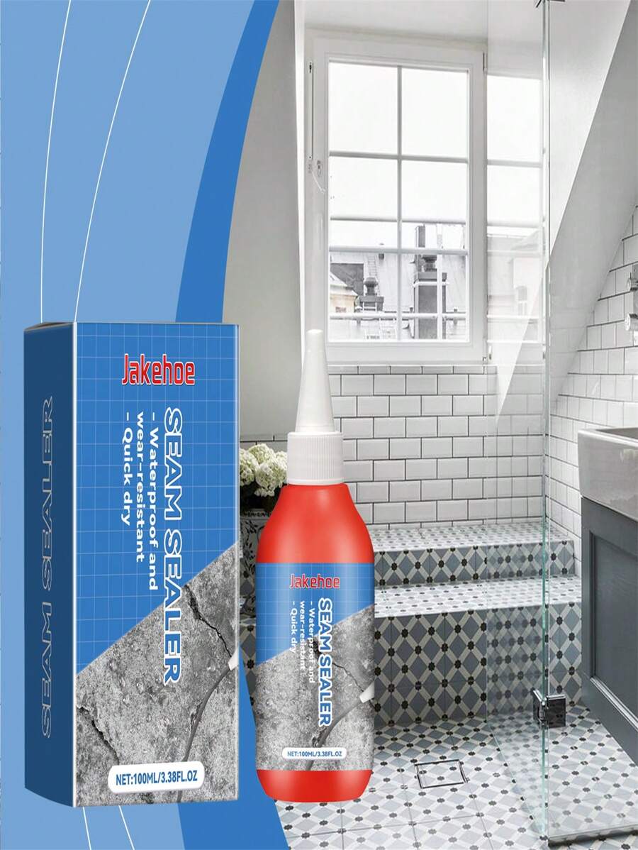 Waterproof Joint Sealant Tile Waterproof, Wear-Resistant, Elastic, Invisible, Transparent Leak-Proof Sealant