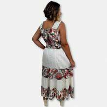 Vestido Longo Regata Indiano Viscose Estampado com Lesi Boho