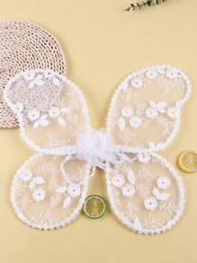 1 件婴儿摄影道具单层蝴蝶翅膀，适合拍照和有趣的游戏婴儿淋浴复活节礼物，适合男孩/女孩 - 彩色 - 查看 3