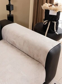 1pc Anti-Slip Washable Chenille Sofa Cushion Cover, Suitable For All Seasons, Anti-Slip, Dirt-Resistant And Scratch-Resistant, Simple Yet Luxurious, Fits Living Room And Bedroom, Pet-Friendly, Excluding Backrest, Armrest And Pillow Covers