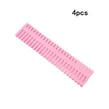 4 件高品质可调节白色抽屉隔板，DIY 抽屉整理器，可完美整理抽屉、化妆品、衣服、内衣、餐具、厨房、浴室、卧室、办公室 - 彩色 - 查看 10