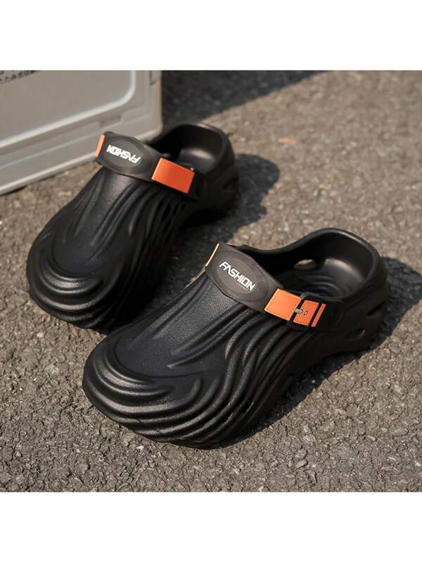 Men's Summer Outdoor Casual Sports Breathable Slippers, Fashionable Beach Sandals