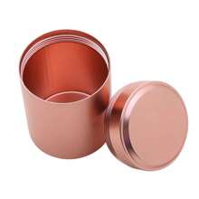Mini Metal Box, Stainless Steel Tea Can, Small Travel Portable Container, Sugar Coffee Can, Organizer, Protein Container, Vase