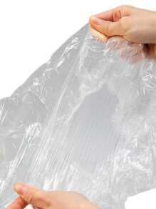 50pcs/Set Pet Tray Disposable PE Films Rabbit Litter Mat Cage Tray Cover Cage Chassis Film Cover Toilet Large Changing Pad