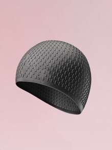 1 Stück Große Rahmen Schwimmbrille, wasserdichte antibeschlagende hochauflösende Schwimmbrille mit Ohrstöpseln, Silikon Schwimmbrille & Schwimmkappe, Unisex Erwachsene Professionelle wasserdichte bequeme Silikon Kappe, modische Große Größen Trainings Schwimmkappe