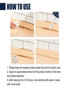 除霉凝胶 - 多功能除霉剂，适用于墙壁、瓷砖填缝剂、浴室、天花板清洁