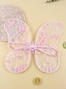 1 件婴儿摄影道具单层蝴蝶翅膀，适合拍照和有趣的游戏婴儿淋浴复活节礼物，适合男孩/女孩 - 彩色 - 查看 7