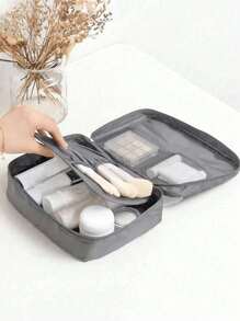 1 件洗漱包/悬挂式化妆包/便携式防水旅行化妆包，浴室配件，旅行必需品，学习用品旅行必需品节日必需品 - 彩色 - 查看 5