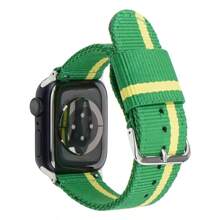 Apple Strap Elastisch Nylon Canvas Compatibel met Apple Watch 38mm40mm41mm Waterdicht en ademend Multi-Color Optioneel
