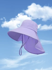 1pc Women's Summer Lightweight Breathable Foldable Wide-Brim Sun Hat, UPF Protection, Ideal For Outdoor/Work