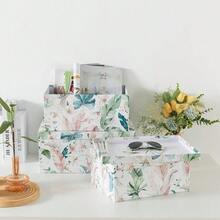 Decorative Cardboard Storage Boxes With Lids For Home Decor And Organization, Set Of 3 Large Keepsake Boxes For Memories & Gifts, Nesting Floral Photo Storage Containers, Rose Romance