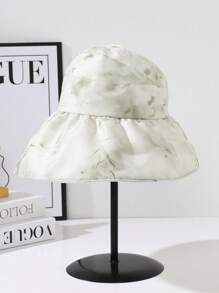 Traditional Chinese Style Printed Brimless Hat, Unisex Fashion Wide-Brim Bucket Hat Versatile Sun Protection Casual Hat With Elegant High-End Vibe - Multicolor - View 9