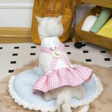 猫咪和小狗夏季可爱连衣裙和夹克服装