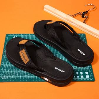 New Men Outdoor Slippers Casual Beach Versatile EVA High Elastic Thick Sole Flip Flops