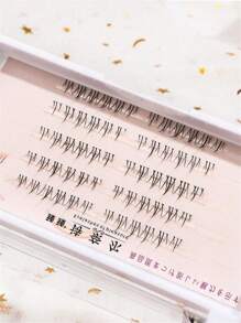 60 Clusters/Set Cartoon Style Small Flame Segmental Lower False Eyelashes