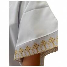 Women T-Shirts - White and Gold - View 4