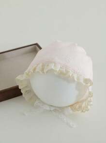 1pc Cute Animal Pattern Infant Baby Lace Beanie Cap - Princess Lace Hat - View 7