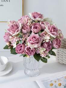 1/2 قطعة من الزهور الاصطناعية - الفوشية، الفوشية الحريرية، النباتات المزيفة، للزينة المنزلية في غرفة الطعام وغرفة المعيشة والحديقة الخارجية، فن إضافة الزهور، إكسسوارات التصوير الفوتوغرافي، الخريف، الربيع، فازات، جدارية من الزهور، إكسسوارات ديكور، أعياد الميلاد، هدايا عيد الحب وأعياد السنة الجديدة